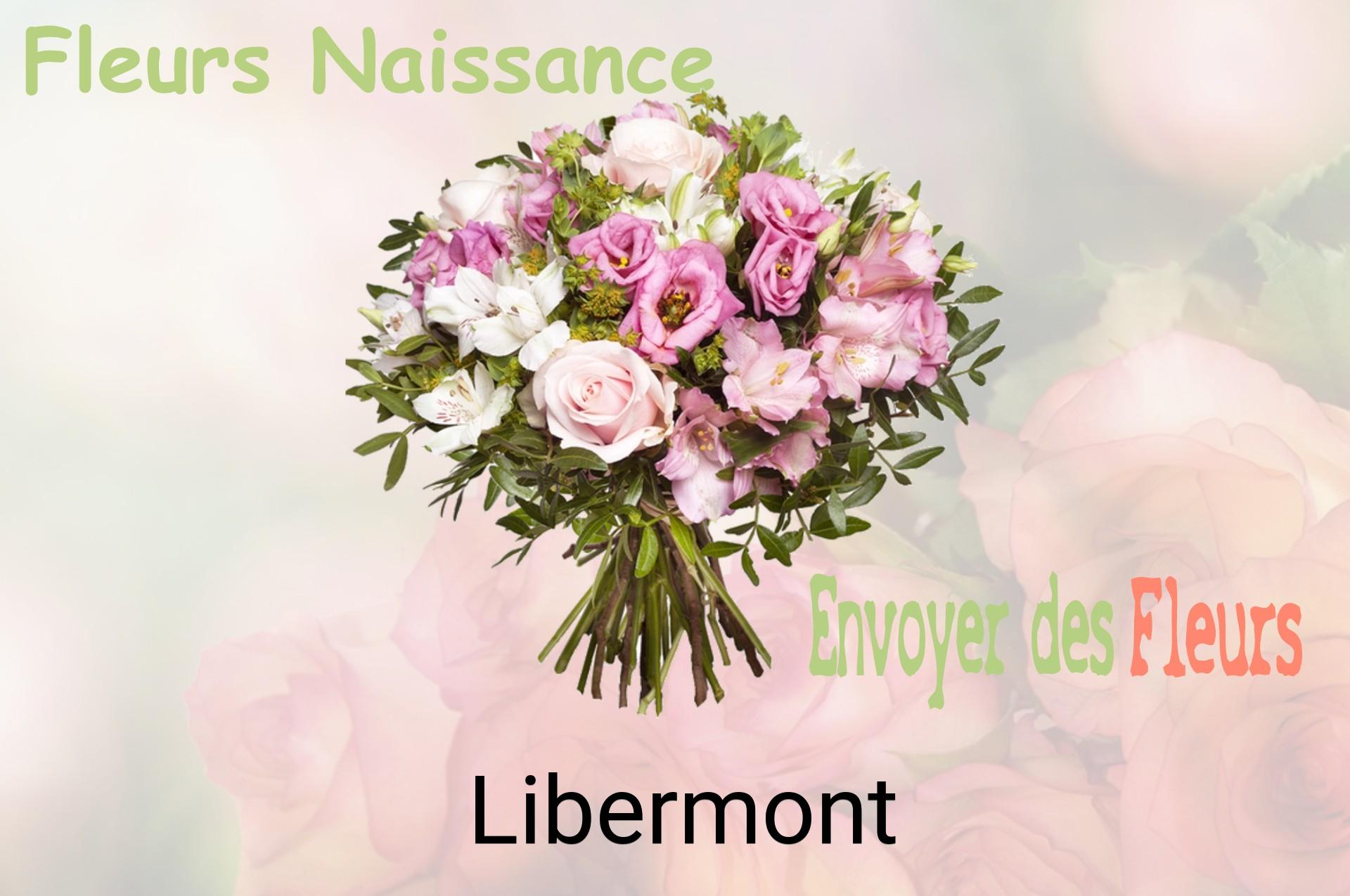 Bouquet de fleurs de naissance livré à Libermont